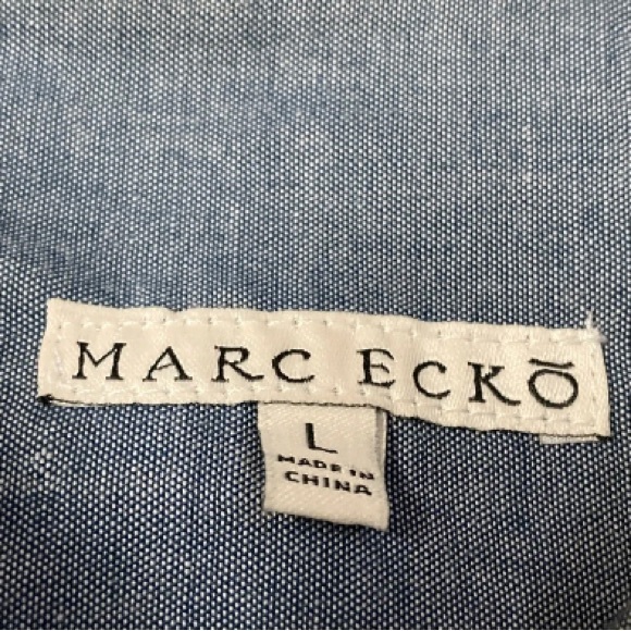 Men’s Marc Ecko Large Button Up Short Sleeve Shirt Pre-Owned - Picture 3 of 4